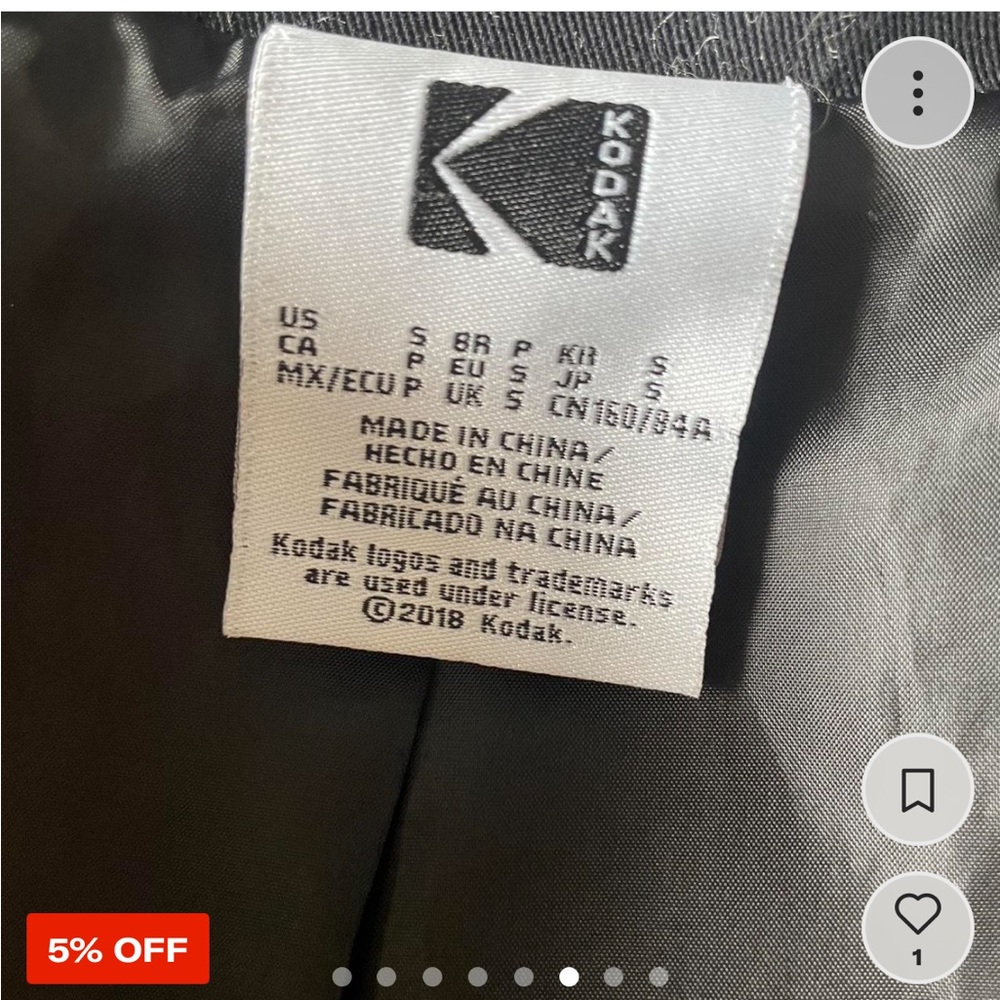 Kodak jacket - Picture 6 of 8